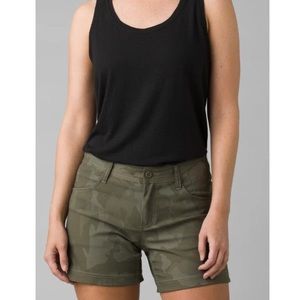 Prana Women's Olive Camo Shorts